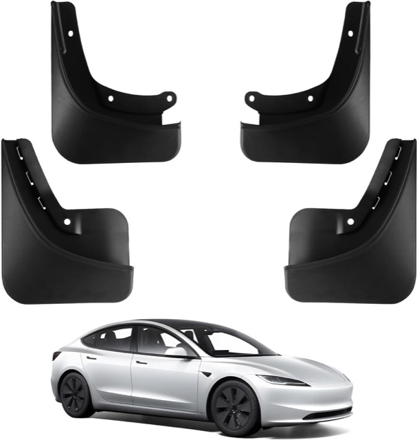 BASENOR No-Drill Mud Flaps (Set of 4)