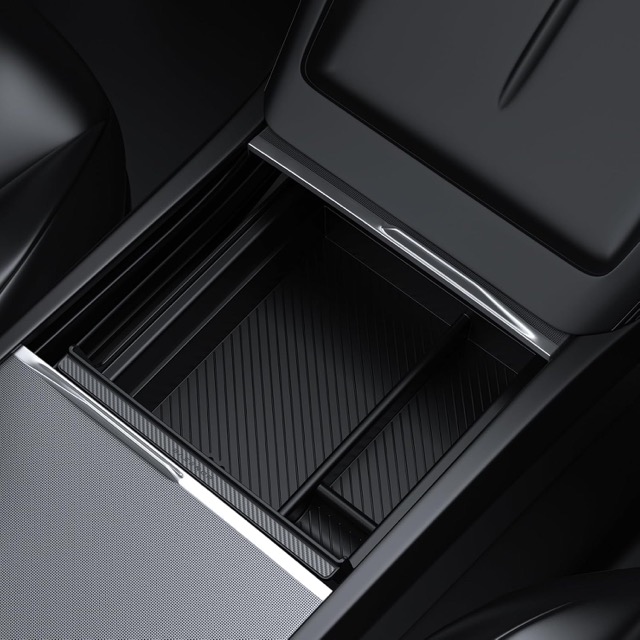 BASENOR Hidden-Drawer Console Organizer